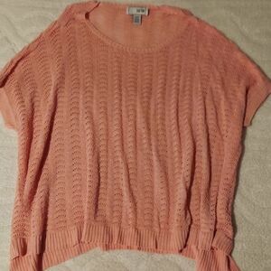 Joan Vass Coral Knit Sweater